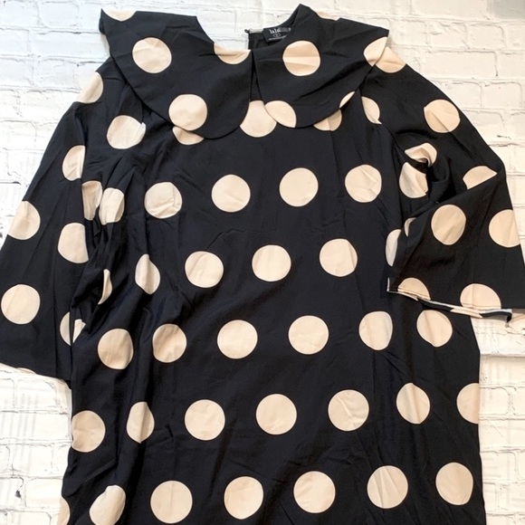 Dressed in LALA Black and White Polka Dot Maxi Dress - Picture 2 of 16